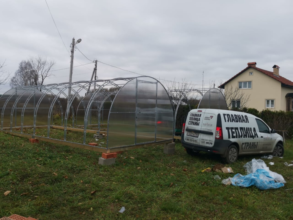 Кремлевская теплица из поликарбоната в Щелково